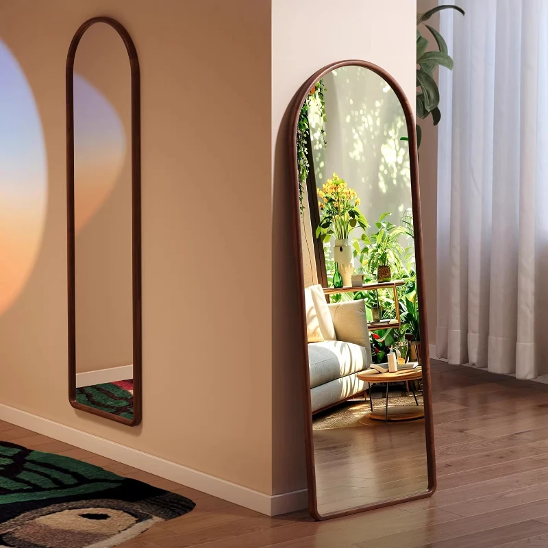 Full Body Vintage Mirror Living Room Aesthetic Girls Floor Modern Nordic Mirror Standing Korean Style Espelhos Home Decorations