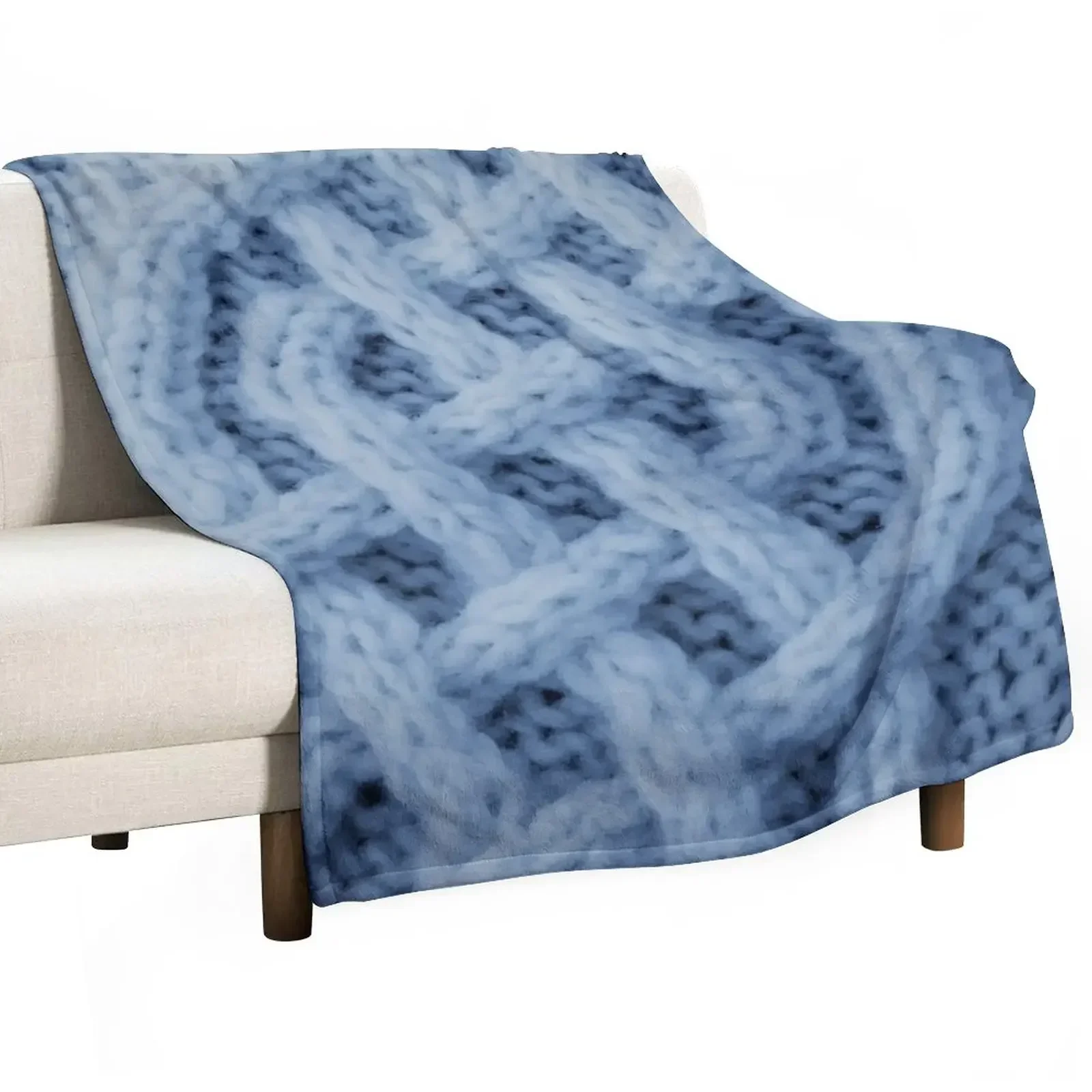 

Arctic Cable Throw Blanket Sofa Flannel Soft Big Blankets