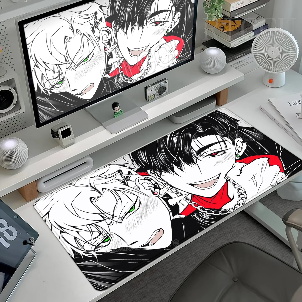 

Anime Large Mousepad Alien Stage Mizi Till Ivan Mouse Pad Office Computer XXL Tablebad Pc Gamer Non-slip Rubber Keyboard Deskmat