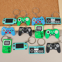 12Pcs Video Game on Theme PVC Keychain Gamepad Theme Backpack Pendant for Kids Boy Birthday Party Favors Gift Pinata Fillers