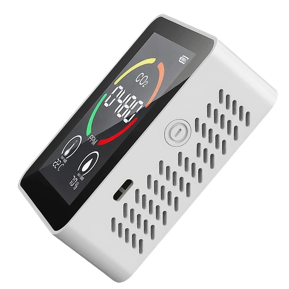 Air Quality Monitor with Infrared Detection Capable of Measuring Carbon Dioxide Temperature and Relative Humidity