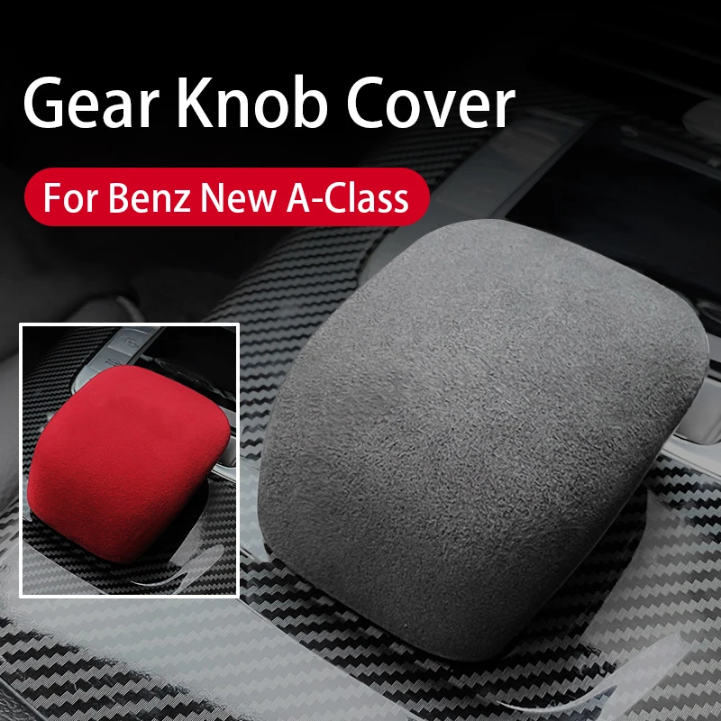 

For Benz New A-Class 2019-2023 Vehicles Non-Slip Gear Shift Knob Cover Handle Protection Cover Accessories Interior