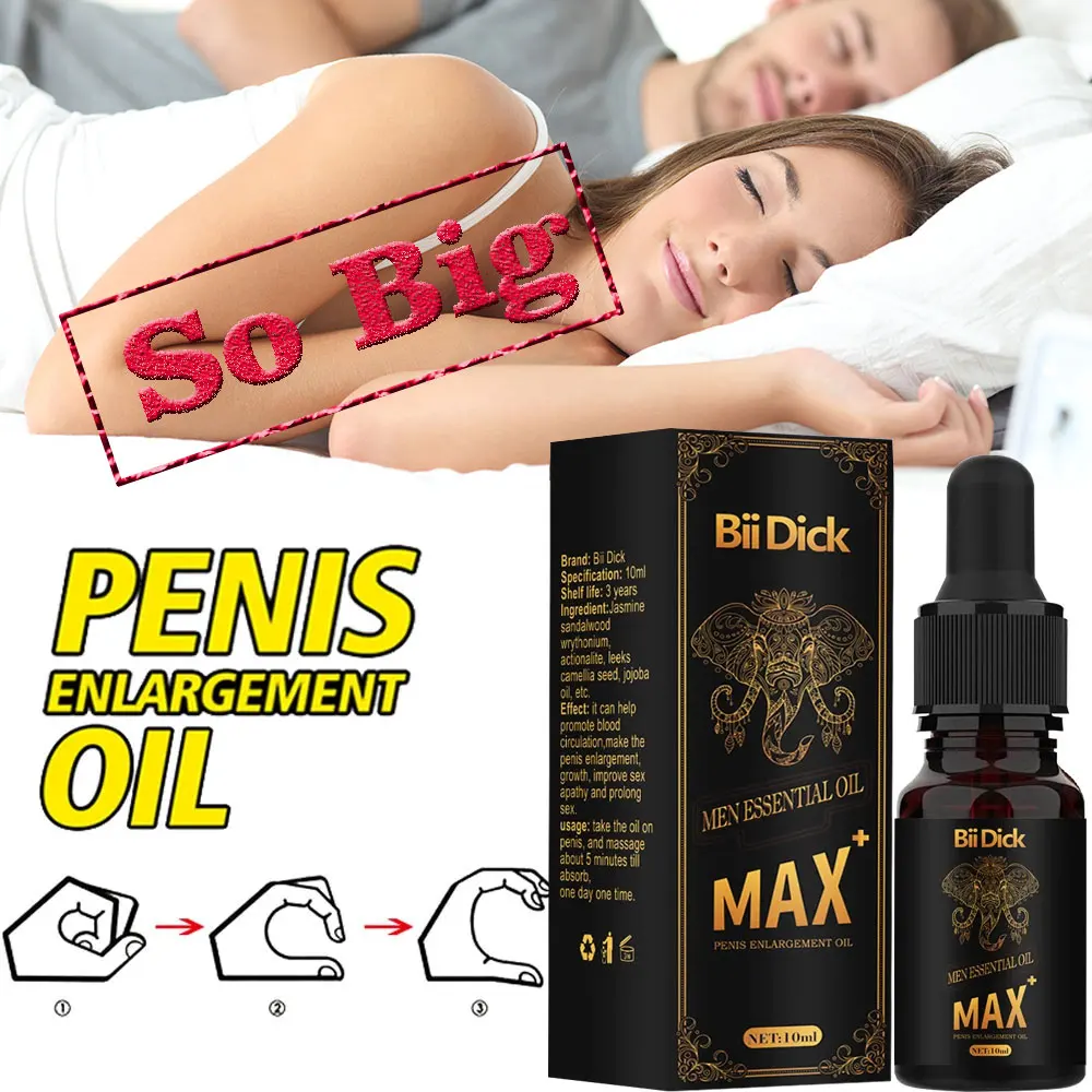 Natural Plant Extracts Penis Enlargement Oils Sex Delay Oils Lubricant Health Care Men Increase Big Dick Growth Thickening Oils