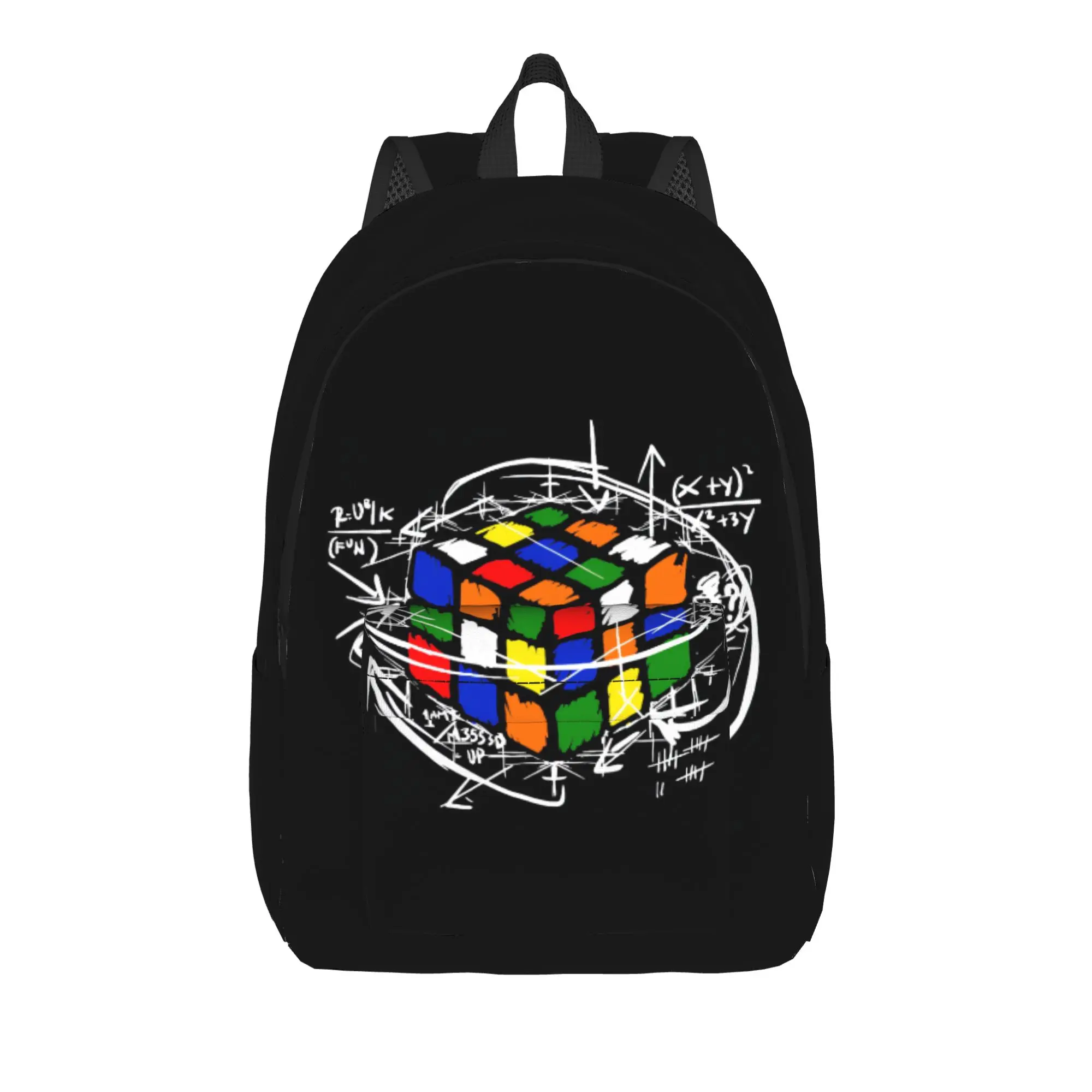 Math Rubik Rubix Rubics Player Cube Math Backpack  Outdoor Style Backpacks Women Elegant School Bags High Quality Soft Rucksack