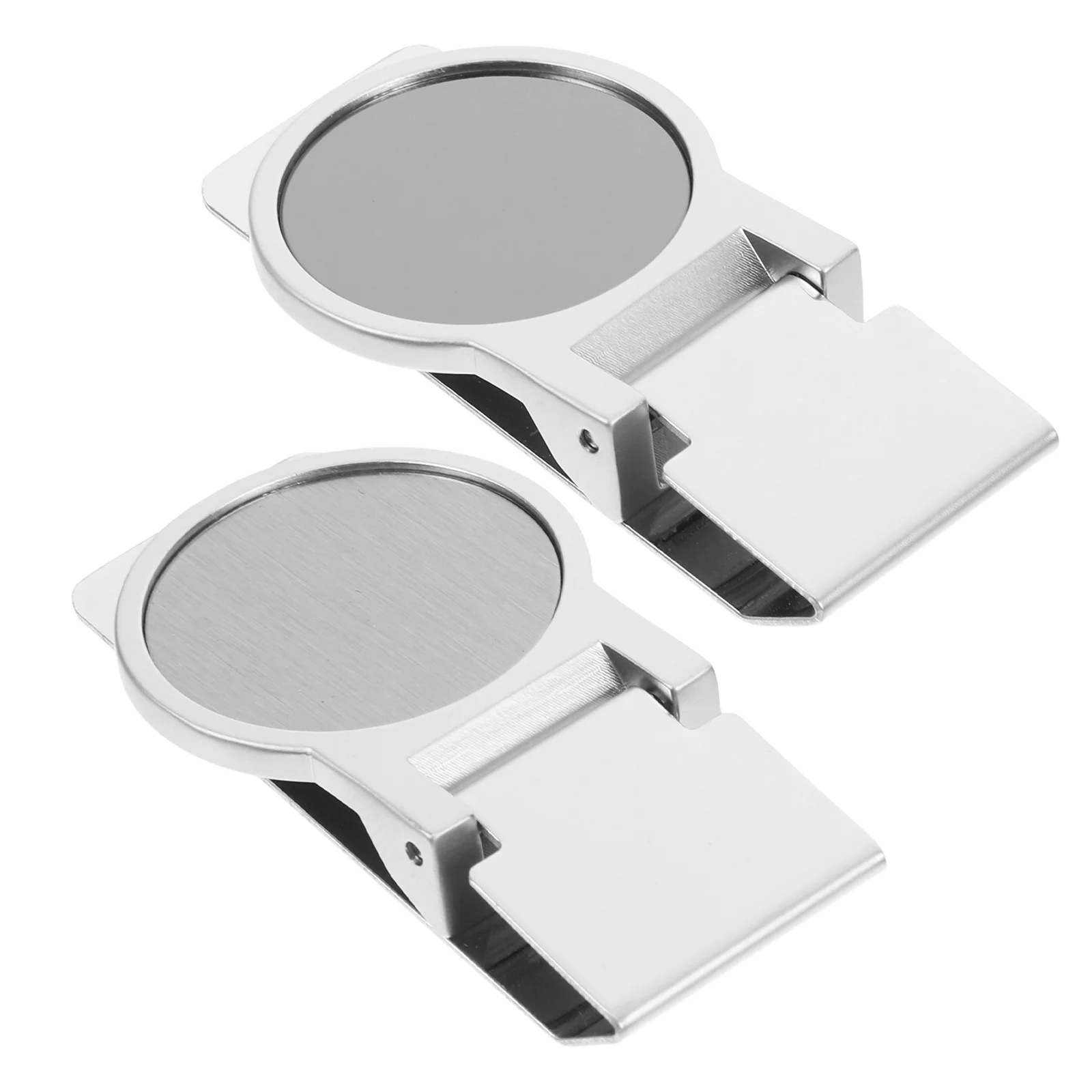

2 Pcs Stainless Steel Money Clip Lightweight Portable Minimalist Design Modern Cash Clip Elegant Holder Bills Receipts
