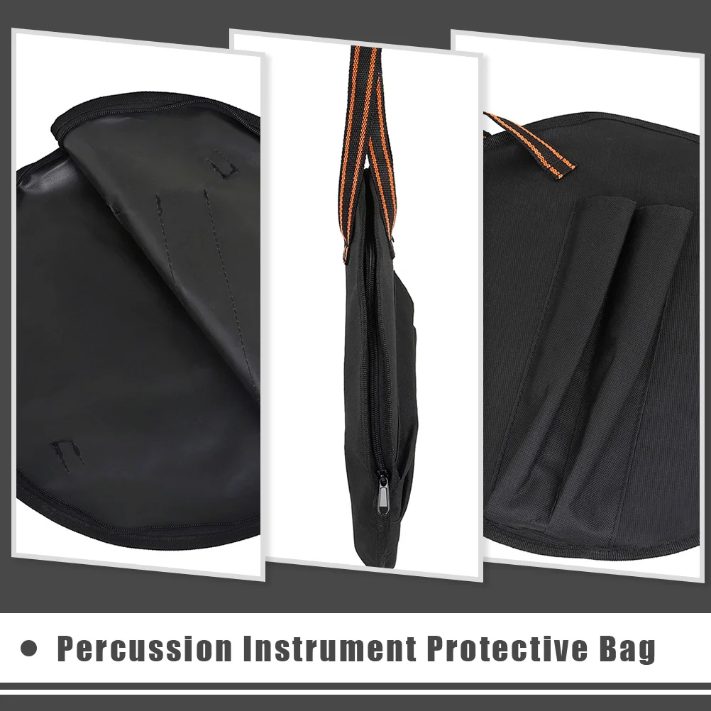 10-Inch Dumb Drum Bag Convenient Tote Organizer Holding Percussion Instrument Musical Storage Carry Portable for