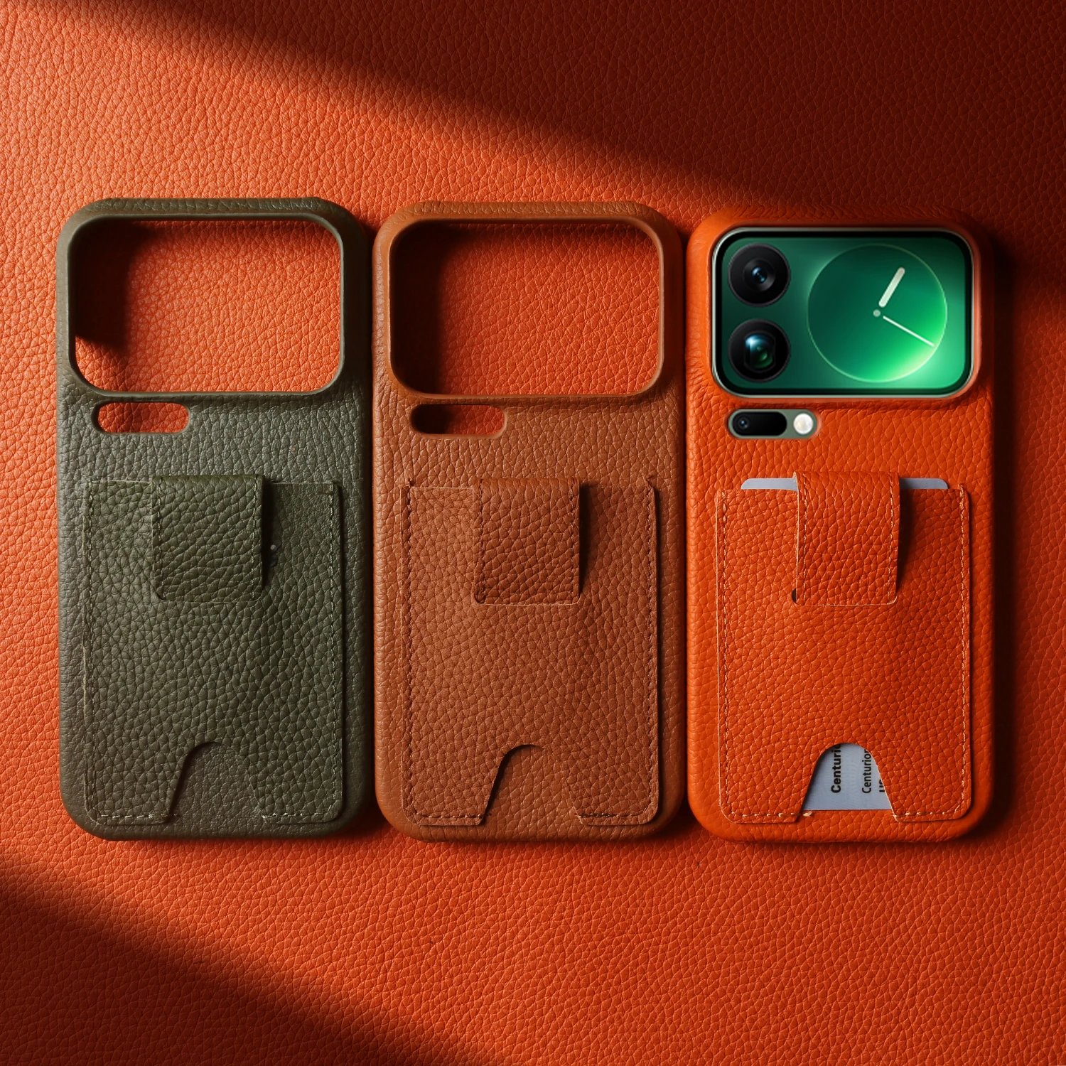 

Pull Tab Genuine Leather Case For Xiaomi 15T 17 Pro Max Ultra 12T 13T 14T 12 13 lite 15s 12s Pro Phone Back Cover Case Card Slot