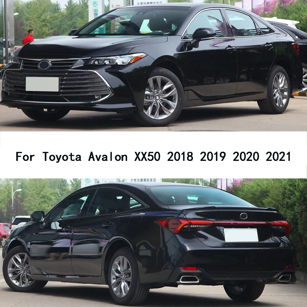 Stainless Steel Inner Door Cover Anti-Kick Board Sticker Trim Decoration For Toyota Avalon XX50 2018 2019 2020 2021 2022 2023 view 6