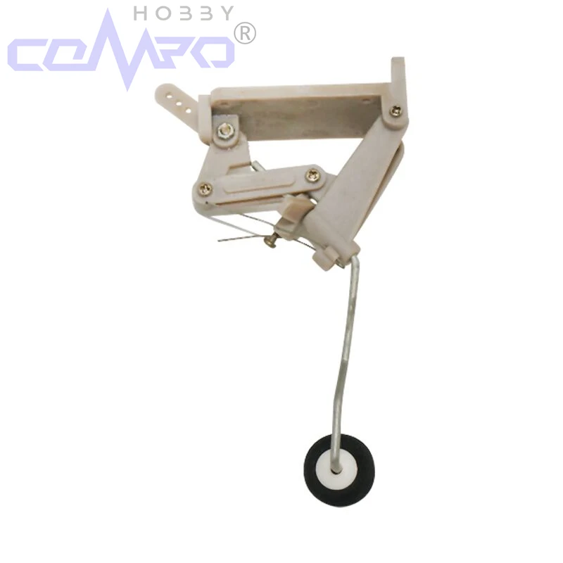 1 ensemble de train d'atterrissage arrière rétractable pour modèle d'avion RC, accessoire de bricolage, pièce grise