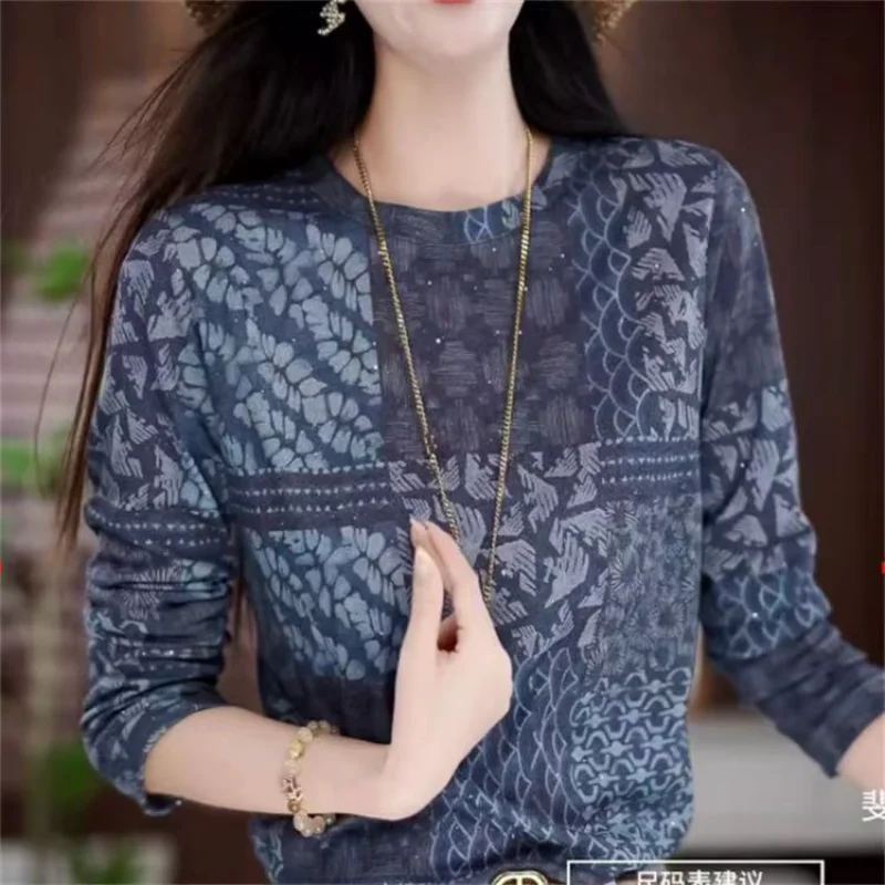 New Fashionable and Versatile Loose Girly Long-sleeved Top