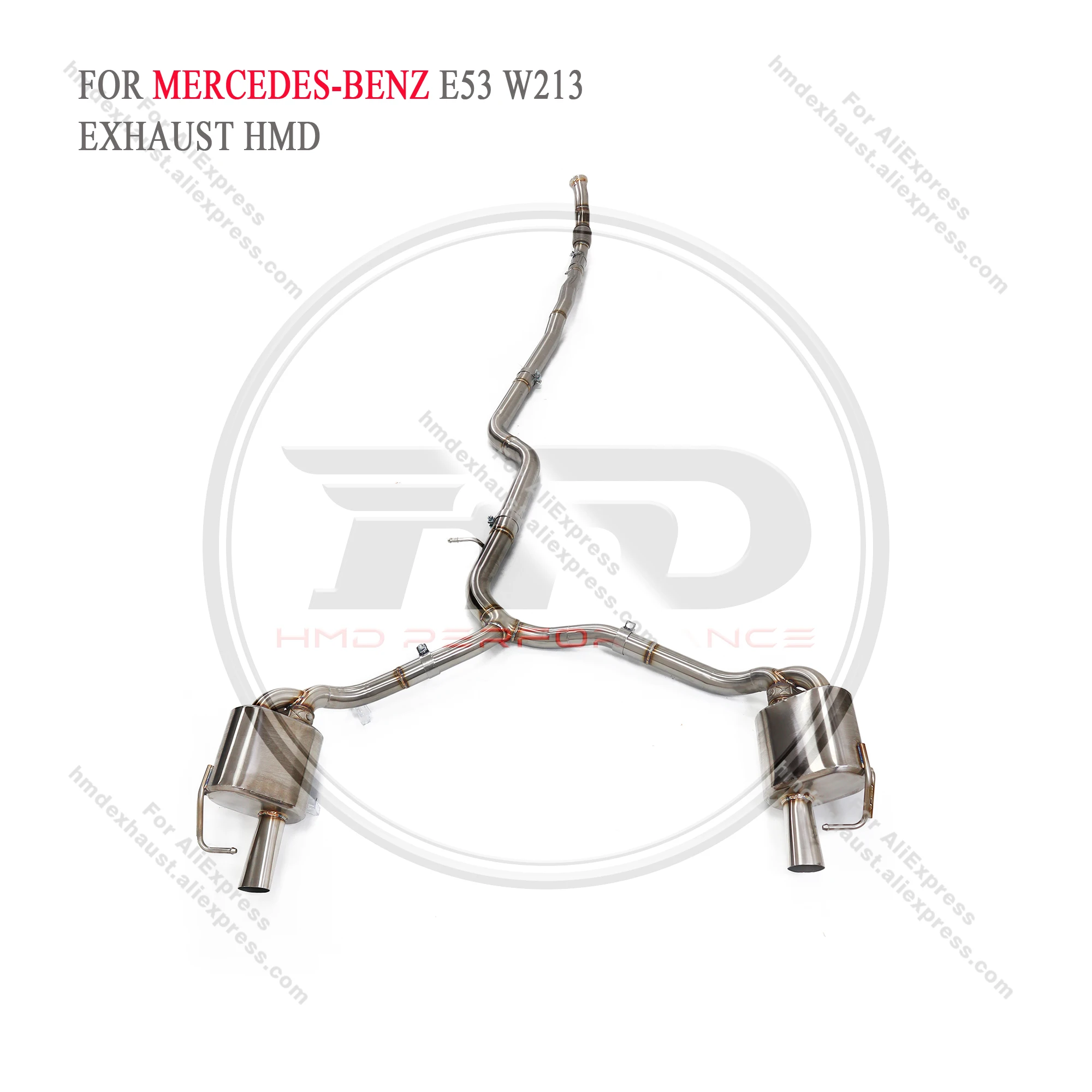 

HMD Exhaust System Stainless Steel Performance Catback for Mercedes Benz AMG E53 W213 3.0T Muffler With Valve