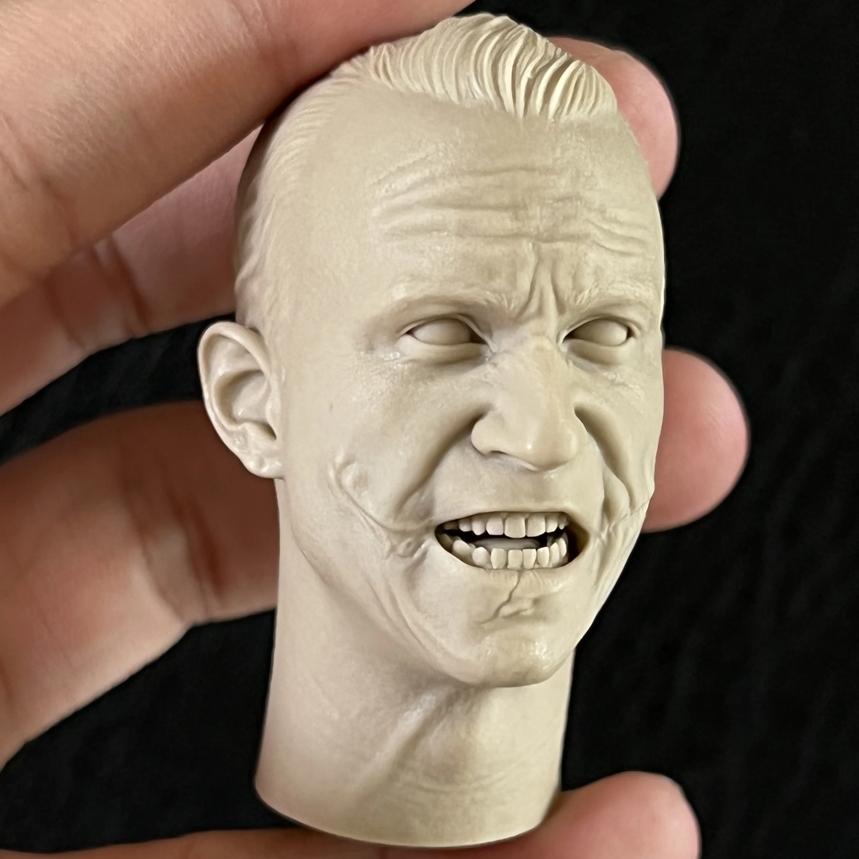 1:6 Cast Resin Figure Puzzle Kit Figure Head (Heath Ledger) Unpainted Sculpted Model (50mm)