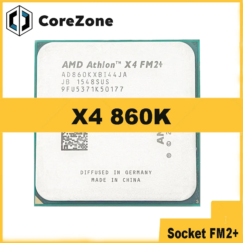 Athlon X4 860K X4-860 Procesador de CPU de cuatro núcleos de 3,7 GHz AD860KXBI44JA Socket FM2+