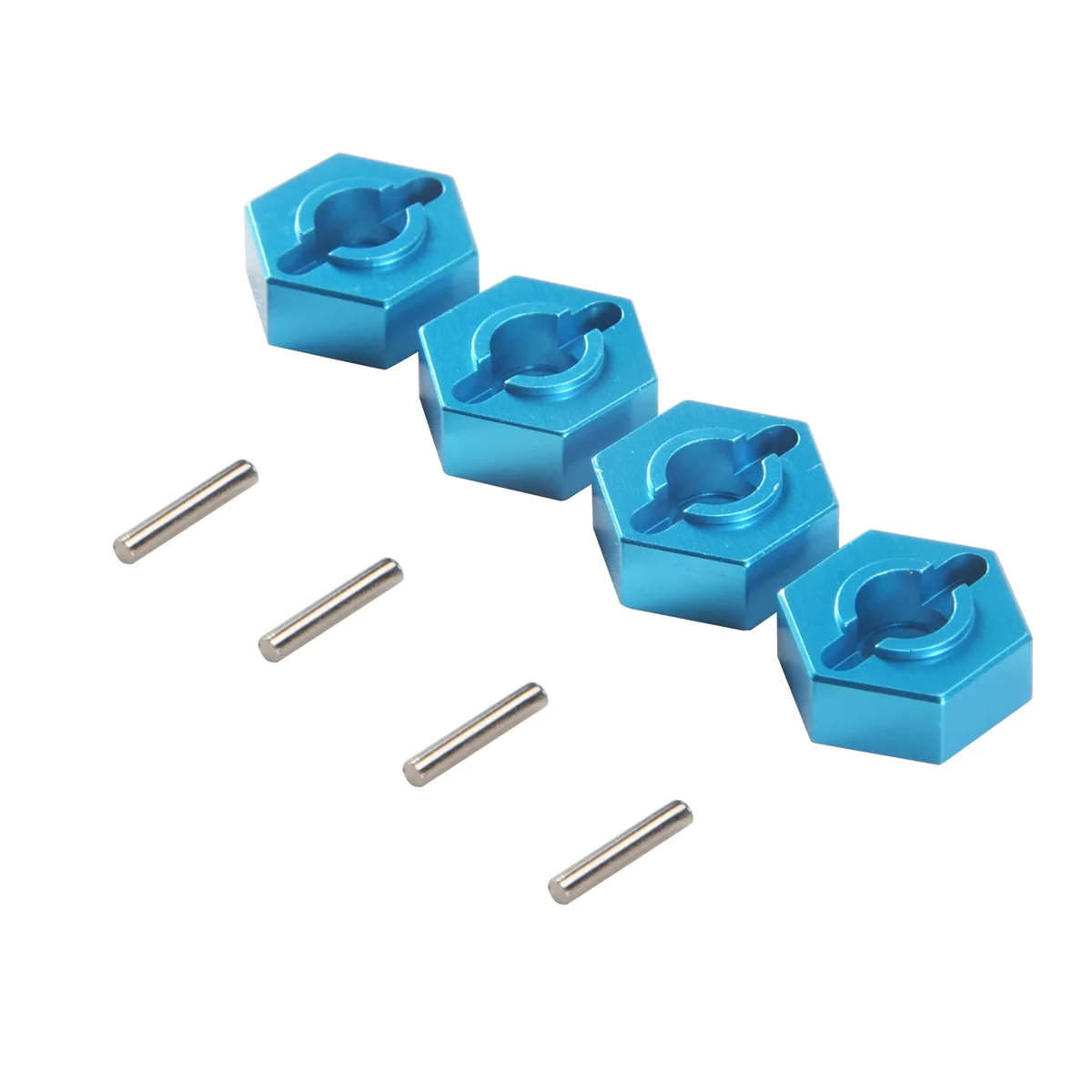 BFYL-1Set/4 Buah Set Segi Enam Logam untuk Wltoys 12428 12423 1/12 Kecepatan Rc Mobil Feiyue Fy-01/02/03/04/05 Suku Cadang Peningkatan