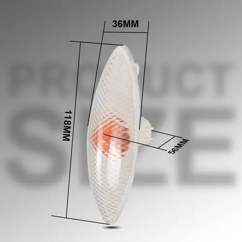 Imagen 2 del producto 81740-0D011 81740-0D010 luz intermitente de marcador lateral lámpara de señal de giro ámbar para Toyota Yaris 1999 2000 2001 2002 2003 2004 2005