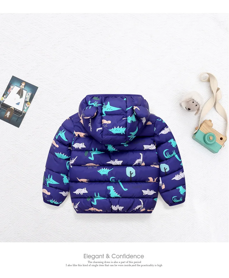 Kinder Baumwolle Mantel Baby Cartoons Unten Jacke Jungen Mit Kapuze Kleidung Mädchen Warme Winter Kleidung Kleinkind Kinder Oberbekleidung 0-5Y – Detail 7