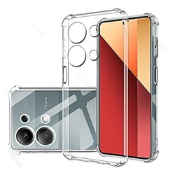 Shockproof Clear Silicone Soft Case for Xioami Redmi Note 13 12 Pro 4G 12S 11 10 9 Pro Plus Back Cover Redmi 13C 5G 12C 10a 10c