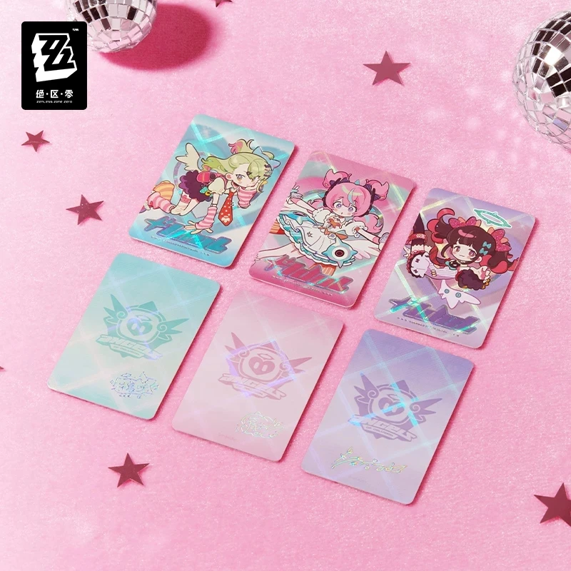 Official ZenlessZoneZero Genuine “Delusional Dreams” Series Game Merchandise, Part 2: Pin & Card Holder Set, Brooch, Gift 2