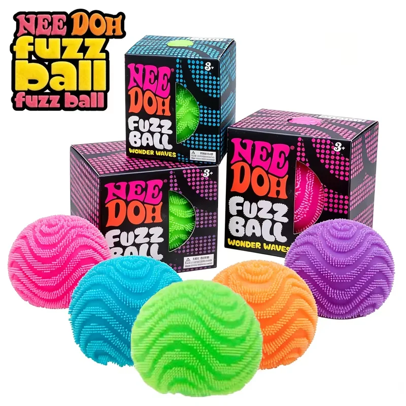 NeeDoh Fuzz Ball Blind Box Series Desktop Ornament Stress Relief Toys Suitable For People Under Pressure Fun Soft Stress Ball view 6