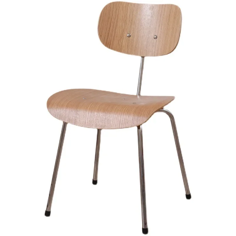 

Dining chair Modern simple restaurant Casual back antique desk stool