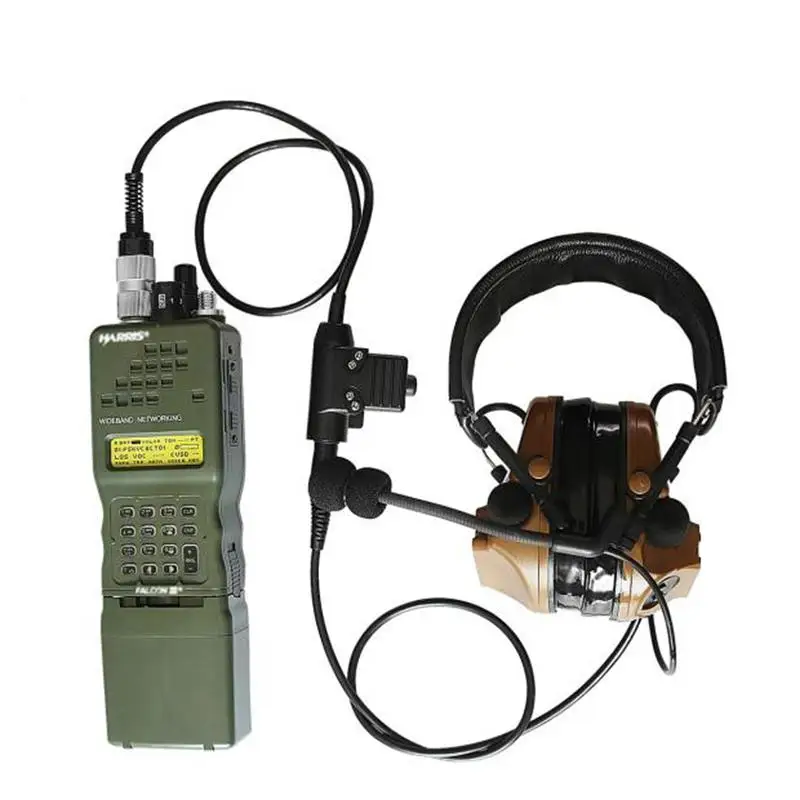 موصل سماعة رأس عسكرية PTT ، حافظة صغرية ، 6Pin ، F ، U94
