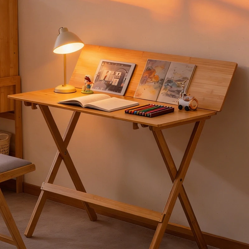 

Firm Folding table Rectangle desk Computer table Bedroom Home bedside table Desk worktable Small apartment dining table