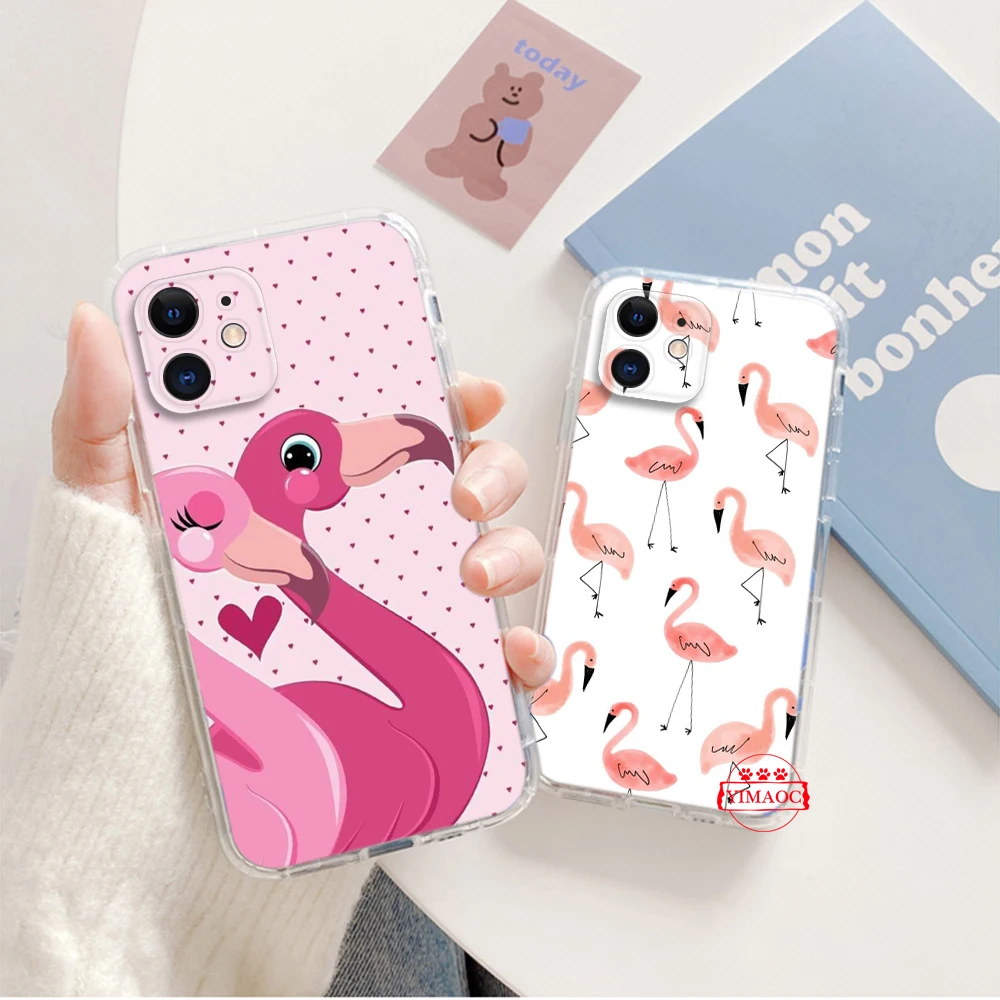 8Q Animal flamingo Soft Case for Motorola Moto G4 Plus G41 G5 Plus G50 G51 G5S G6 Play G60 G7 Power G71 G5 G9