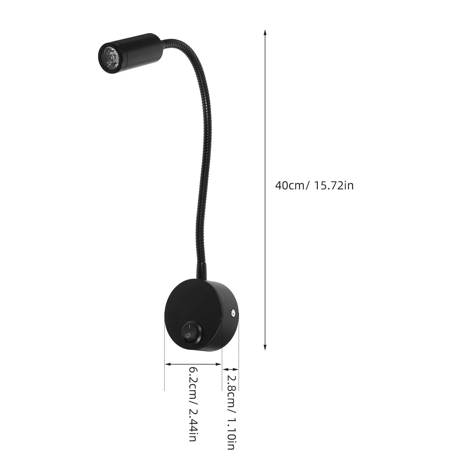 2 قطعة LED السرير الجدار مصباح خمر الألومنيوم معقوفة مرنة القراءة ضوء ديكور الصناعية لغرفة النوم غرفة المعيشة شرفة