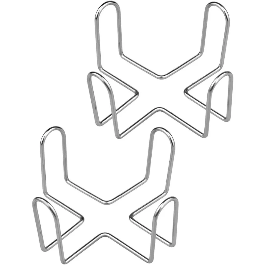 

2 Pieces 4.5 Ih Stainless Steel Coasters Holder Storage for Both Round and Square Coasters Hold Up 4 to 7