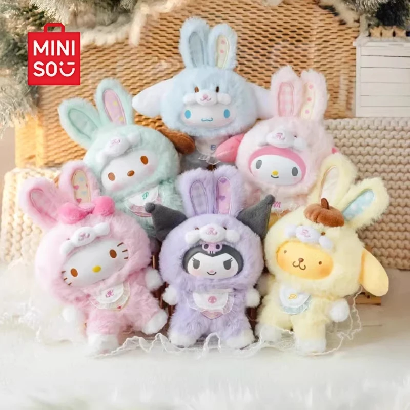 

Подлинная MINISO Sanrio Elf Bunny Serise Blind Box, милая виниловая подвеска, игрушки Sanrio V1, загадочная коробка, индивидуальная игрушка, подарок на день рождения для девочки