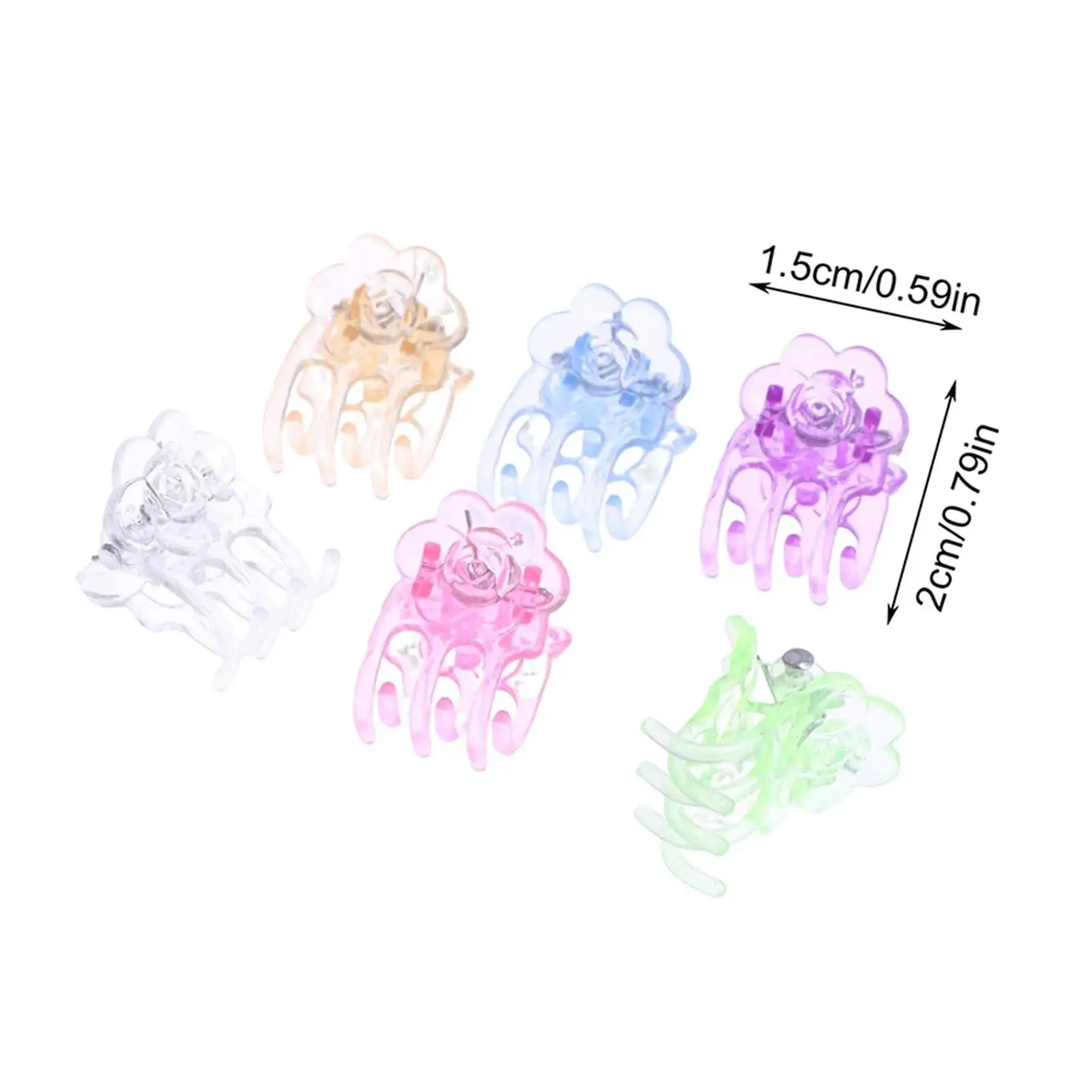 60 個の植物クリップ植物サポートクリップ花つる幹クリップ