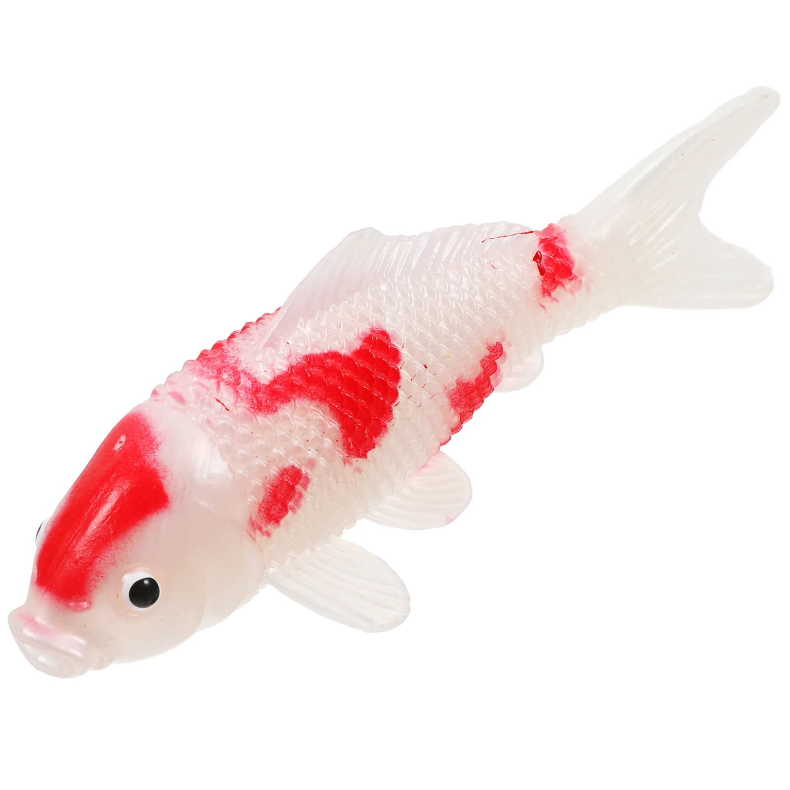 Decoración de acuario de peces, simulación de pez dorado Koi, adorno de plástico para tomar el baño, juguete realista, Mini figuritas para acuario para niños