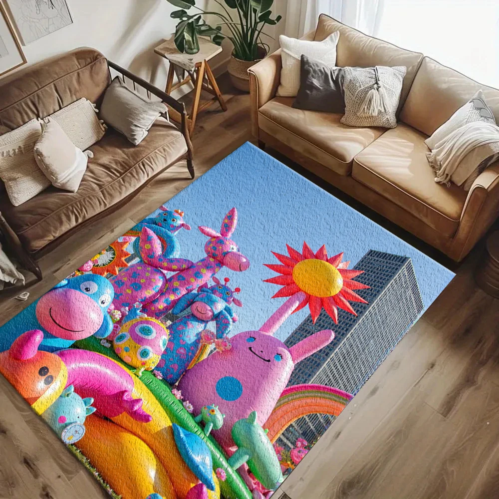Bright Cartoon Inflatable Art - Printed Rug Abstract 评论和价格
