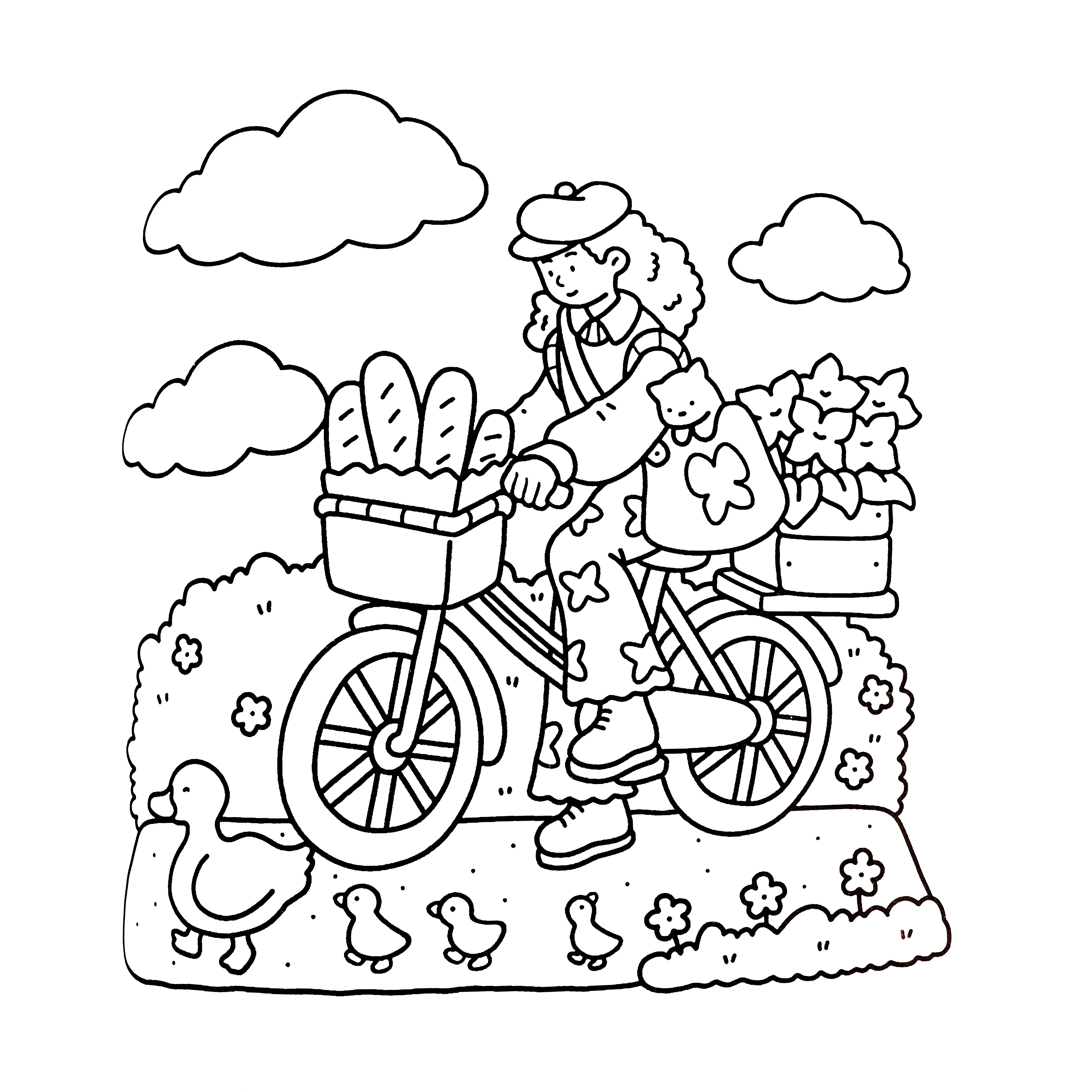 Relaxation Moments: Coloring Book for Adults Featuring Cute Cozy Daily Activities for Relaxation image 3