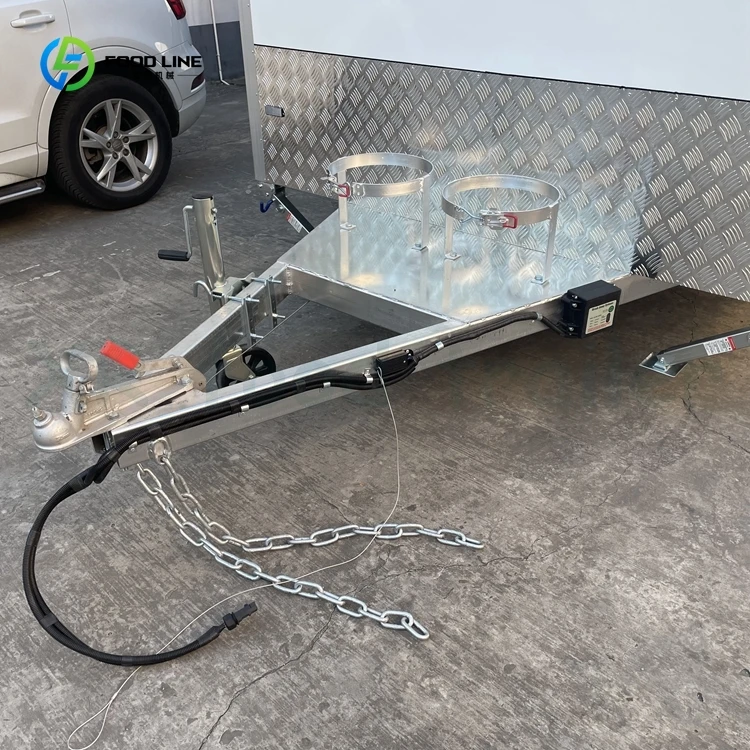 2025 دونات الغذاء شاحنة مقطورة مطعم متنقل معدات المطاعم الألياف الزجاجية مطعم المورد