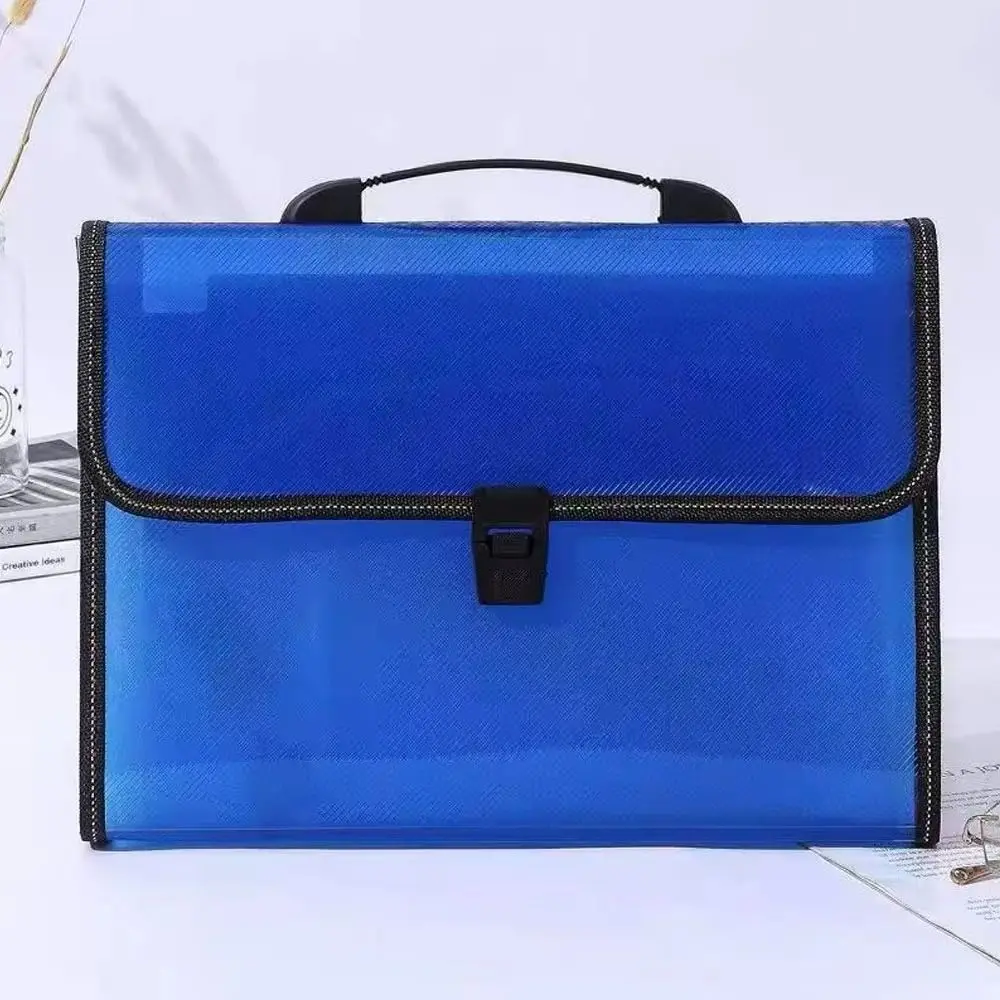 13 Pocket Test Paper Storage Bag Dustproof Waterproof Handheld File Bag Portable Simple Expanding Document Organiser