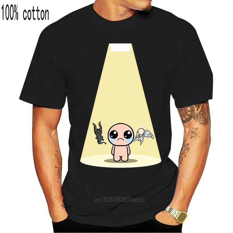 Camiseta de corte holgado Unisex, camisa con estampado inspirado en el juego de encuadernación de Isaac Trapdoor