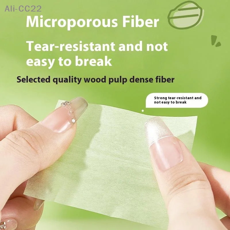 {CC22} 100 ورقة من أوراق نشاف الزيت الكرتونية مع علبة منتفخة مرآة أداة مكياج متينة لتنظيف زيت الوجه #5