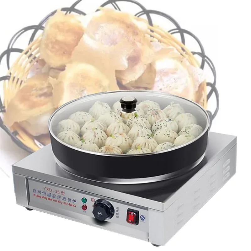 Fresh Frying Pan Commercial Electric Frying Dumpling Pan Stall gas electric cake pan pancake