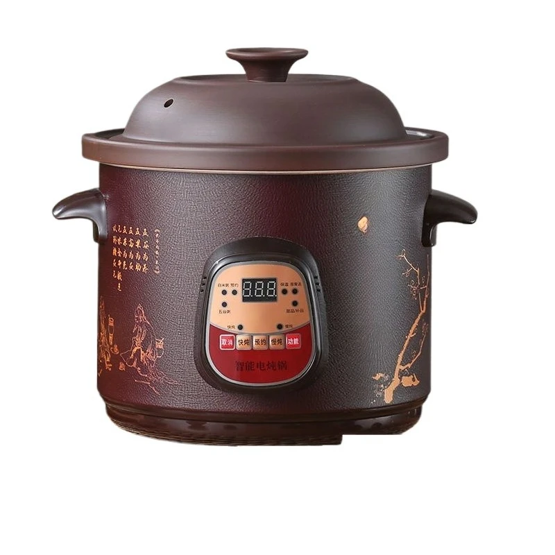 

Purple sand electric stew pot