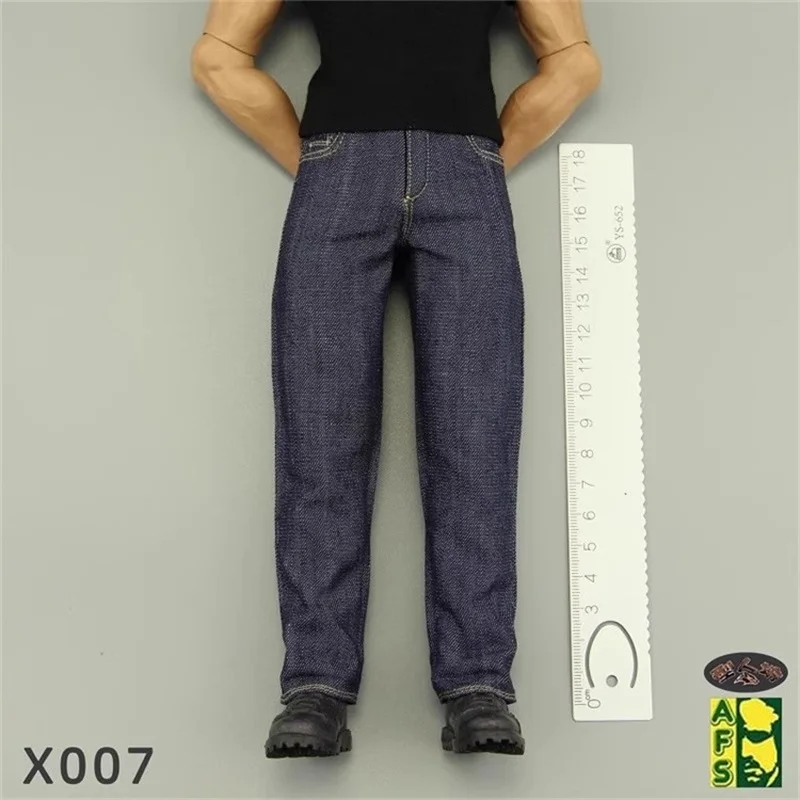 AFS X007 1/6 Soldier Strong Muscle Body Jeans Model Toy Accessories Fit 12'' Action Figure M35 AT027 Body In Stock