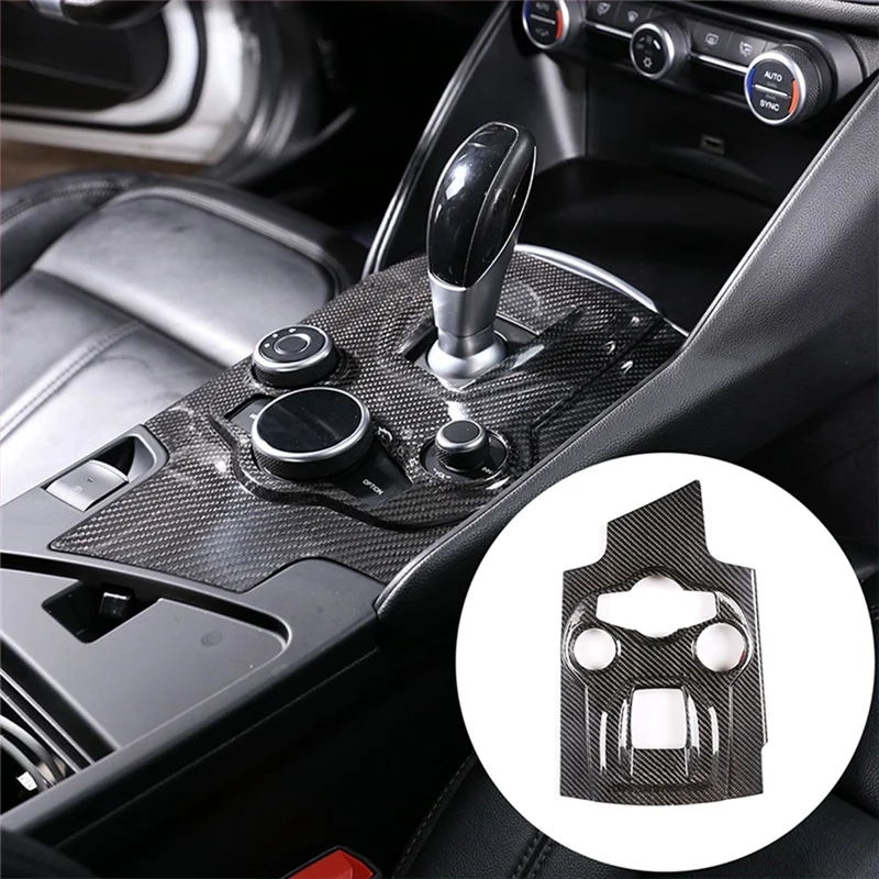 

AV34-для Alfa Romeo Giulia 2017-2019 левый руль из сухого углеродного волокна, центральная панель управления, декоративная рамка, наклейка, автомобильные аксессуары