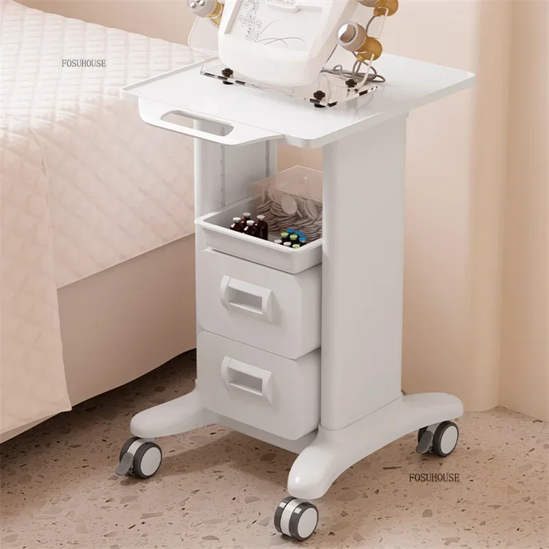 Professional Salon Trolley Multifunctional Beauty Tool Cart Mobile Storage Organizer with Wheels High-end Rolling Cart for