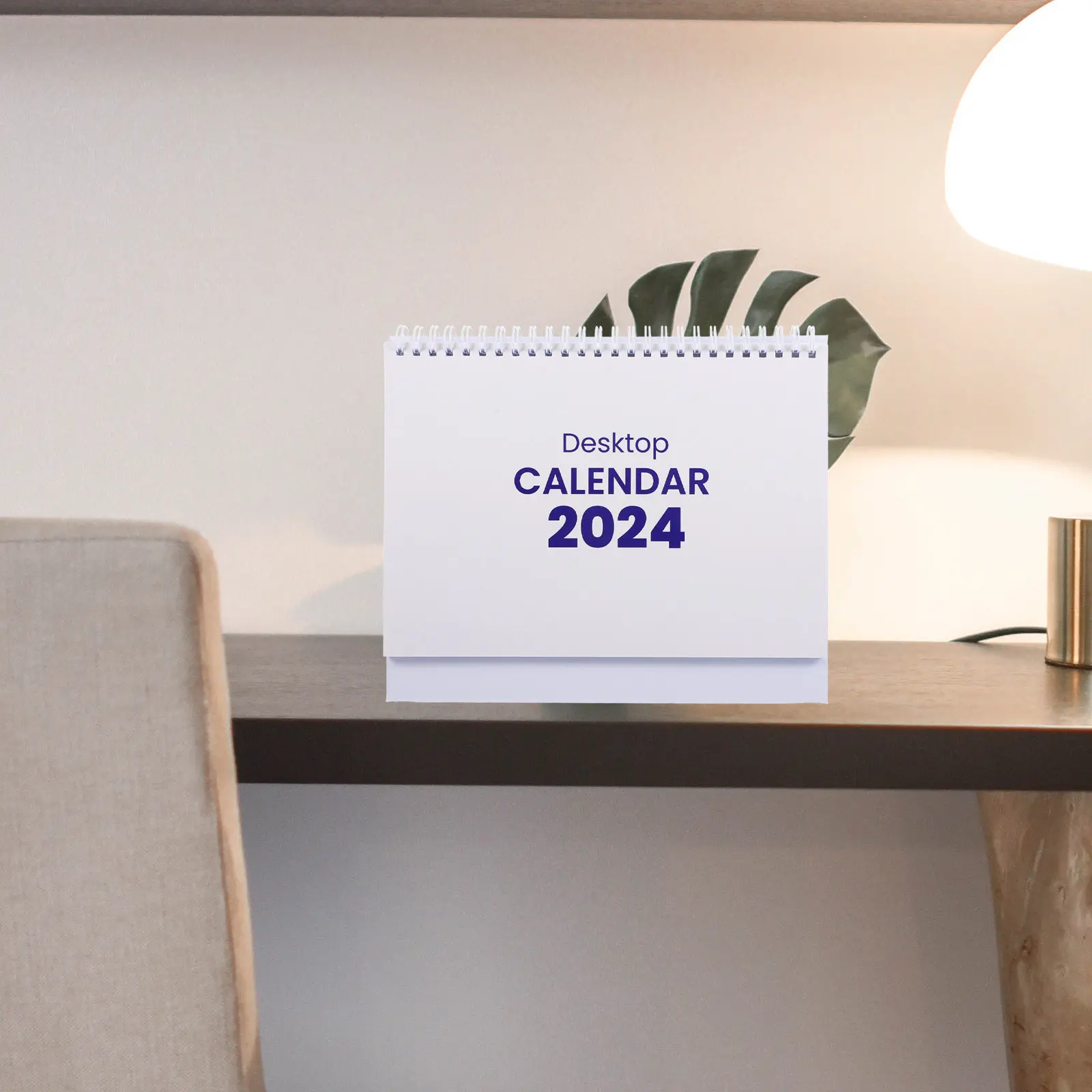 

Desk Calendar Sturdy Standing Desktop Office Use Household Monthly Calendar Office Accessories Home Accessory Calendars