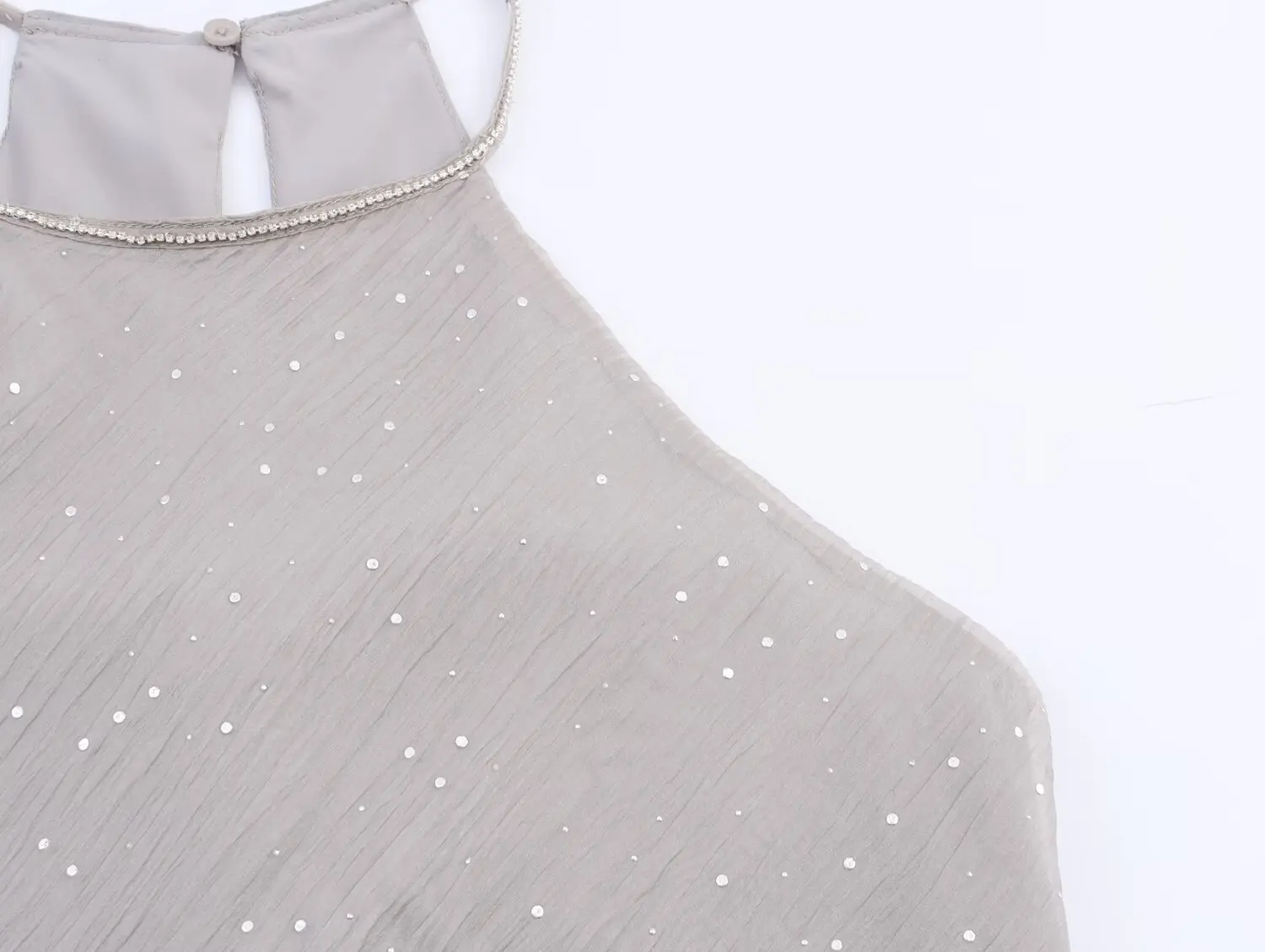 Robe mi-longue à col licou pour femmes, vêtements de Style européen et américain, à la mode, brillant, nouvelle collection 2025