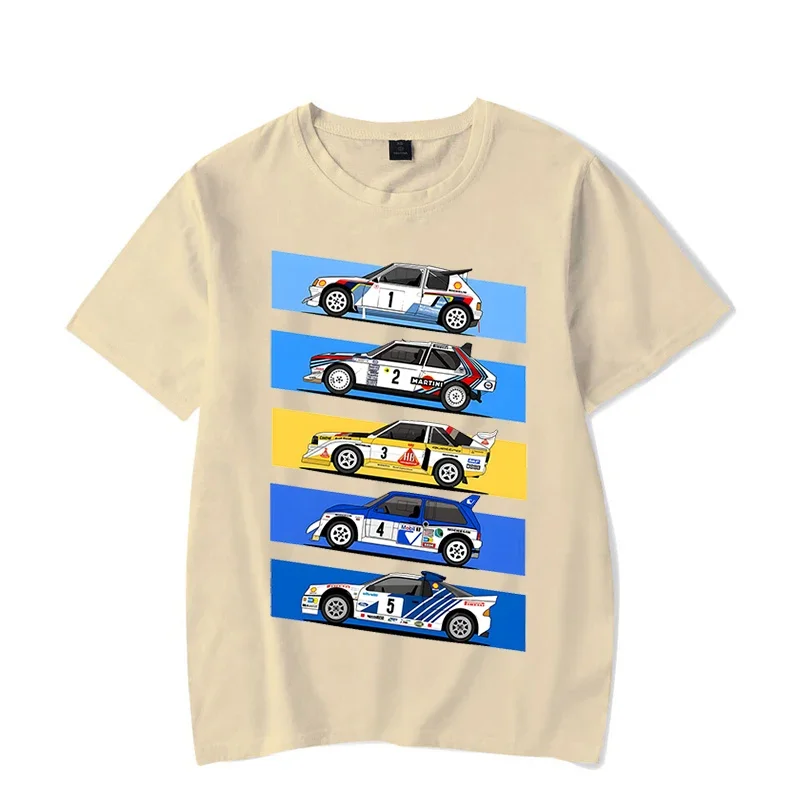 1986 Gruppo B Rally Cars Divertente Tee T-shirt Moda Estate Uomo Manica corta T-shirt Nero Top Tees Hip Hop Streetwear Camisetas