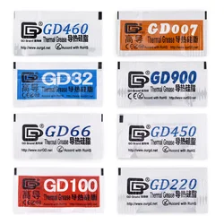 50 pezzi 0.5g Mini Bag Packaging GD Brand Series GD900 pasta termica per grasso CPU dissipatore di calore composto MB05