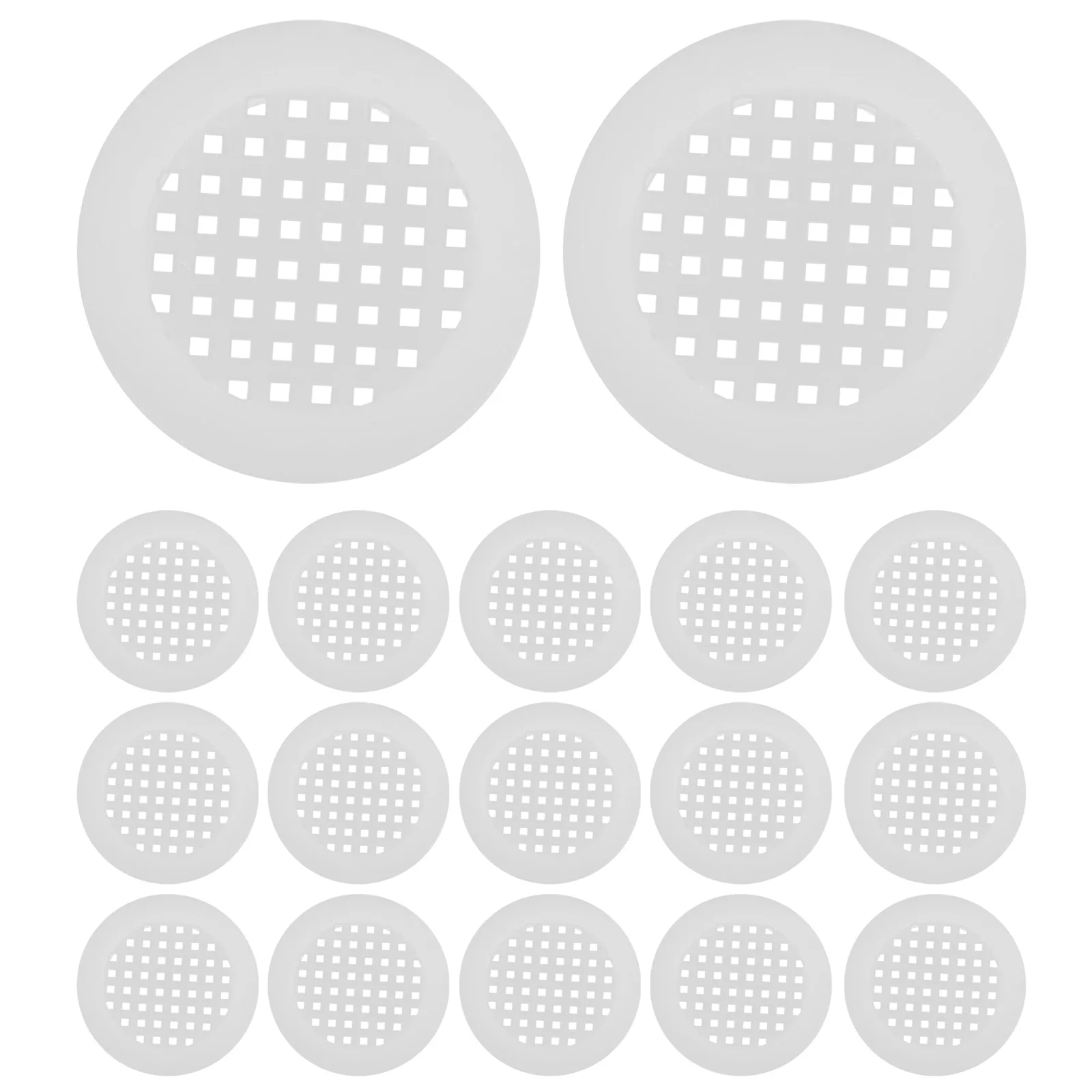 

20Pcs Round Air Vent Holes for Cabinet Furniture Vent Cover Wardrobe Shoe Closet Adequate Ventilation User Friendly Snap in Fit