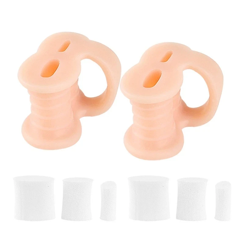 

2PCS Silicone Gel Thumb Corrector Bunion Foot Toe Hallux Valgus Protector Separator Finger Straightener Adjuster Foot Care Tools
