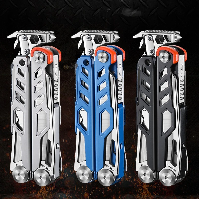 New Outdoor Multifunctional Tiger Pliers Fold Tool Convenient Camping Emergency Safety Combination EDC Manual Tool High Quality